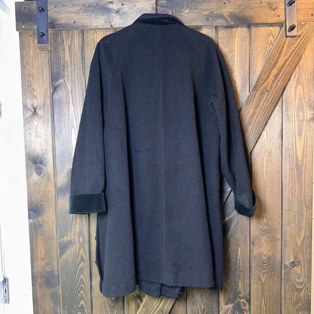 Vintage Herman Kay 100% WOOL Coat Lined Jacket Pea Coat